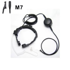 Krční mikrofon s velkým in-line PTT tlačítkem a sluchátkem pro DP4400/DP4600/DP4800