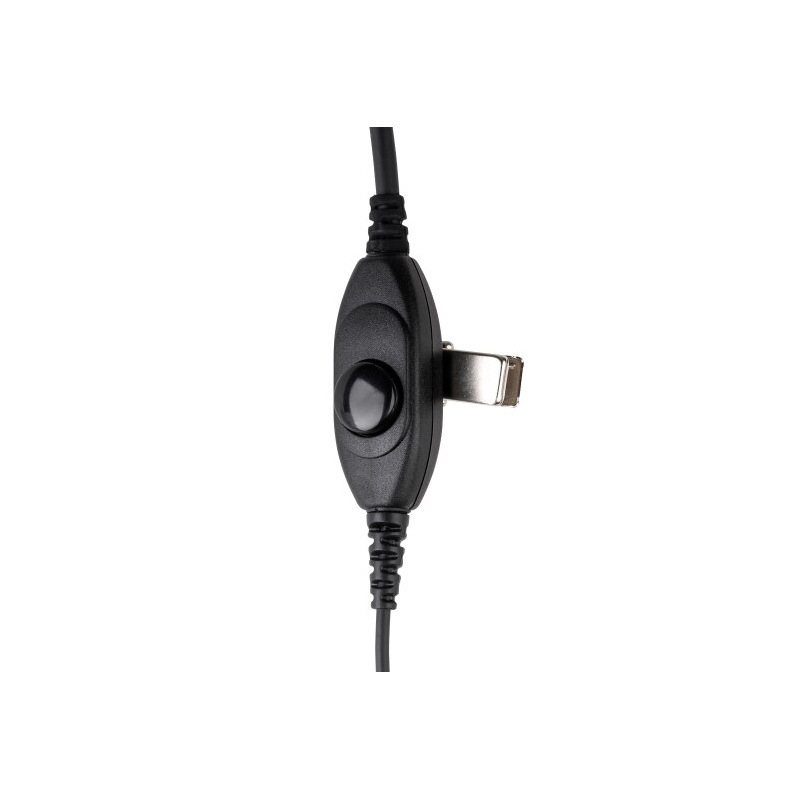 Lehká náhlavní souprava Temple Transducer, in-line mikrofon s PTT pro CP Commercial/DP1400/R2