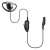Sluchátko na ucho D, in-line mikrofon s PTT, 1 Wire pro R7/R7a