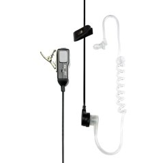 Sluchátko do ucha se security zvukovodem MA 31L, samostatný mikrofon s PTT a přepínačem VOX, S3 (Icom, Midland 3.5/2.5 mm jack, rohový)