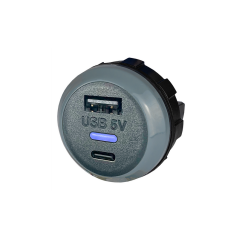 Alfatronix zásuvka 1 x USB A, 1 x USB C, 12-24/5 V, 3.6 A