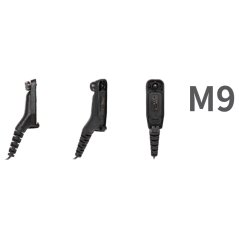 Krční mikrofon s velkým in-line PTT tlačítkem a sluchátkem pro DP4400/DP4600/DP4800