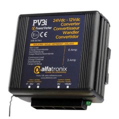 Alfatronix PowerVerter PV3i, 24/12 V, 3/6 A, izolovaný