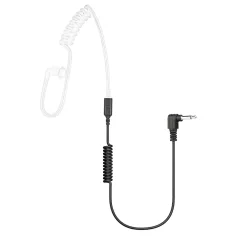 Mini-armature security sluchátko do ucha s transparentním zvukovodem