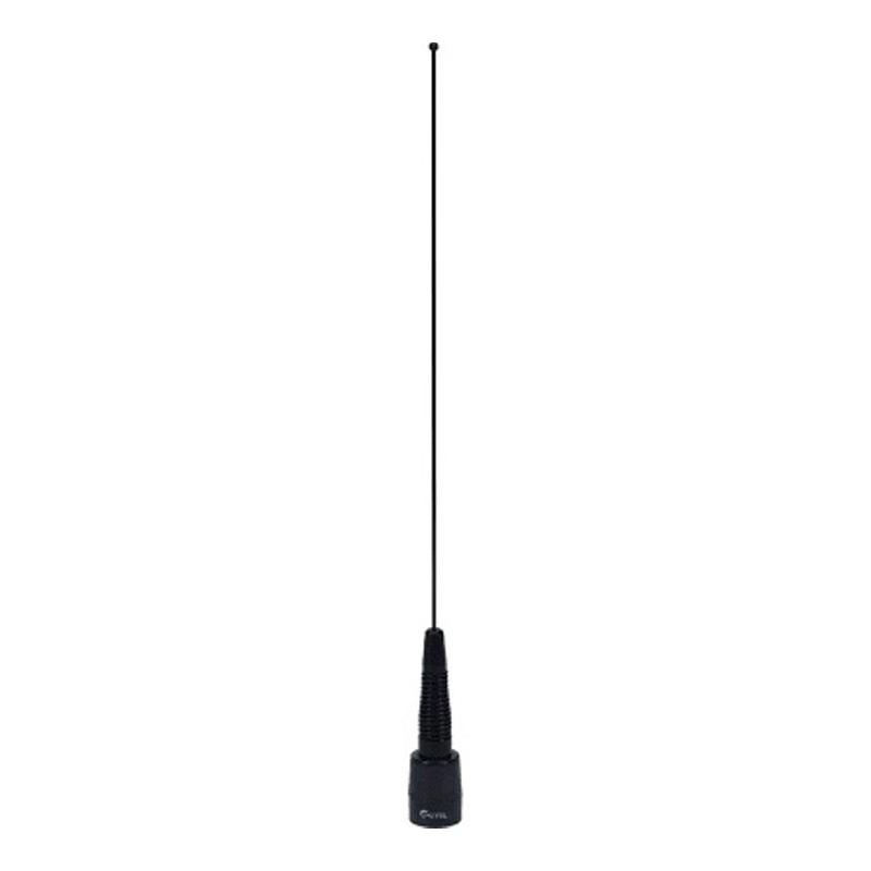 Vozidlová anténa 136-174 MHz, šířka pásma 38 MHz, NMO pata, pružina, černá