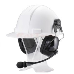 Těžká náhlavní souprava na helmu pro vysílačky CP Commercial/DP1400/R2