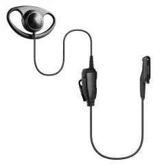 Sluchátko na ucho D, in-line mikrofon s PTT, 1 Wire pro R7/R7a